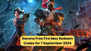 Garena Free Fire Max Redeem Codes for 7 September 2024