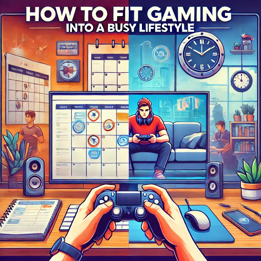 How to Fit Gaming into a Busy Lifestyle